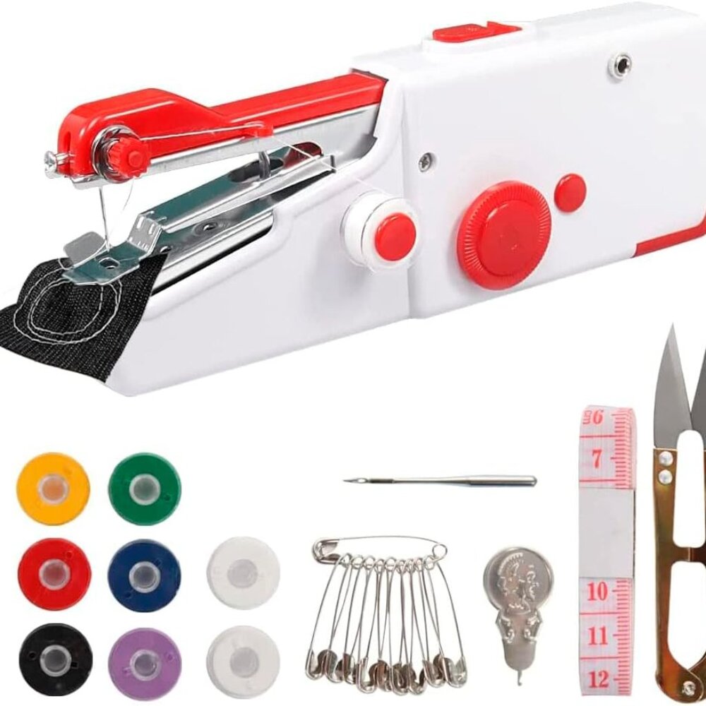 Handheld Sewing Machine Hand Held Sewing Tool Mini Portable Sewing Machine